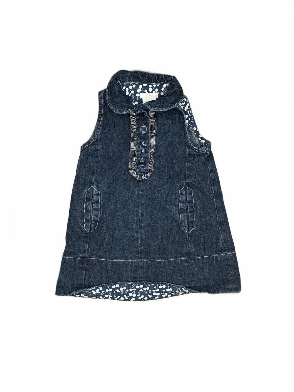 Joe Fresh Baby Denim Sleeveless Dress, 18-24 Months
